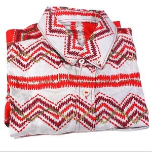 Men’s Printed Casual short sleeved button up